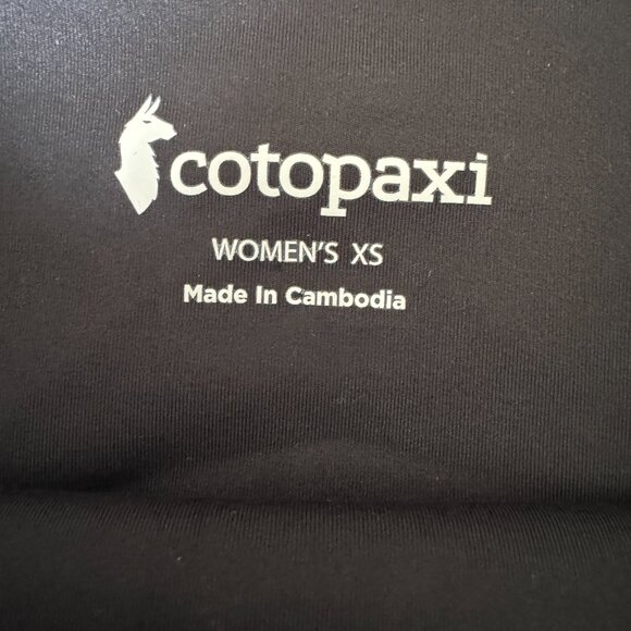 Cotopaxi Roso Tights in Black High Waist Color Blocking Size XS NWT - Picture 6 of 9